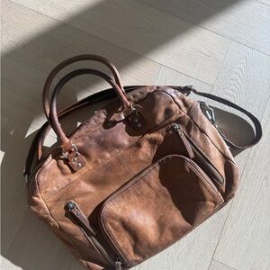 Nat et Nin Macy maxi leather tote